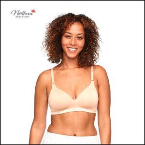 Wireless Lightly Lined Comfort Bra Super Soft Back Smoothing Everyday Wear